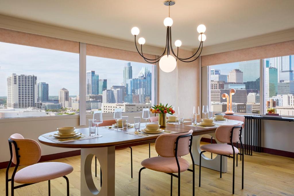downright austin hotels for gays austin dining room in the room