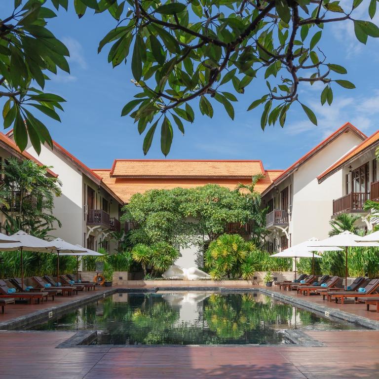 anantara angkor resort hotels for gays siem reap hotel front and pool