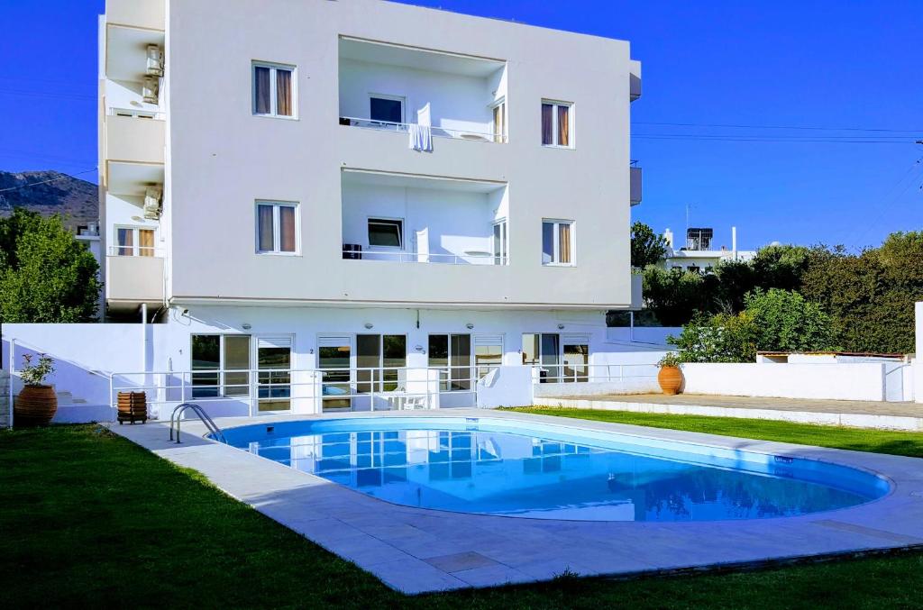 mastorakis hotel and studios hotels for gays crete hotel front and pool