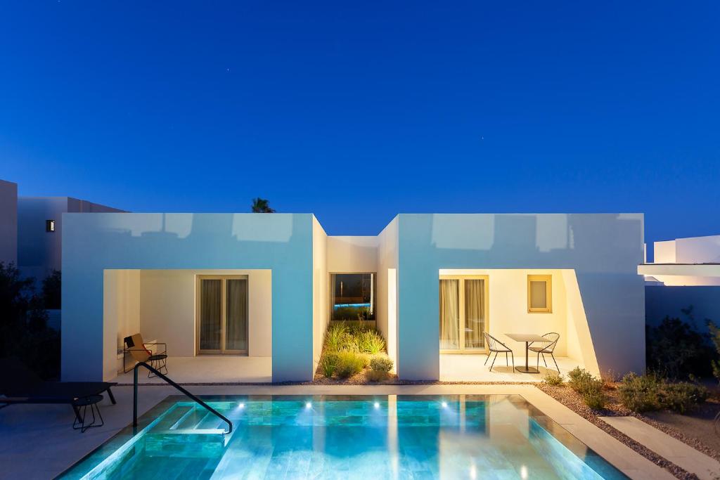 nous santorini hotels for gays santorini hotel front and pool